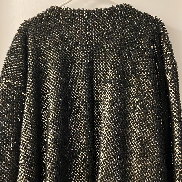 NWT Express open front fleece and sequin jacket - Picture 9 of 9